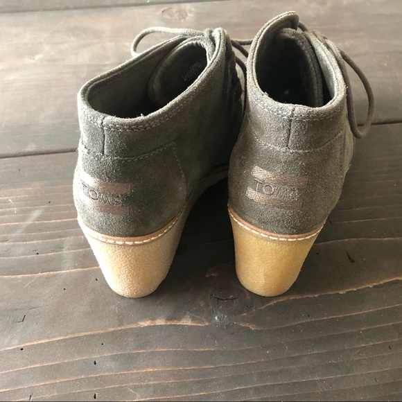 Toms Wedge Booties - Picture 4 of 7